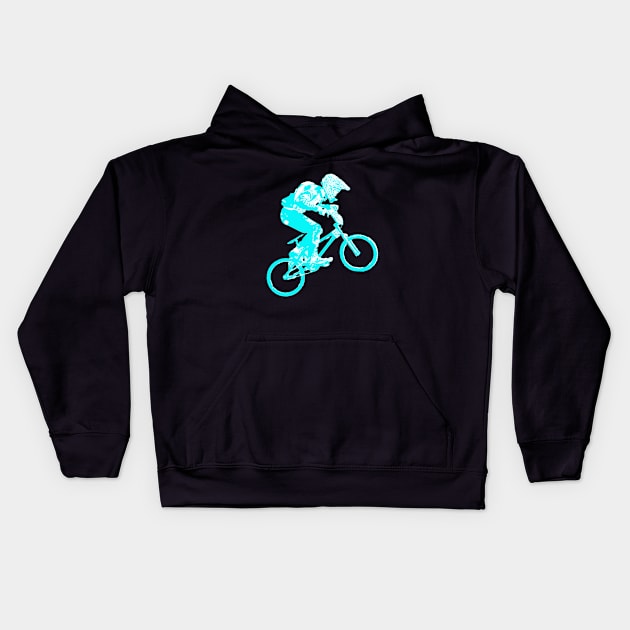 bmx Kids Hoodie by rickylabellevie